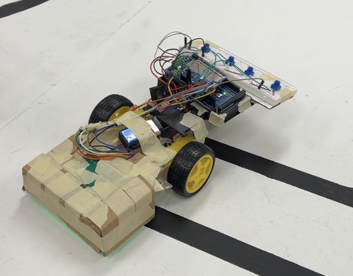 Line-following robot PCB